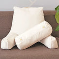 Axyaa Waist Reading Pillow with Armrest - Removable Long Backrest for Maximum Comfort