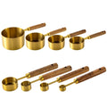Axyaa Stainless Steel Measuring Cups & Spoons Set - Kitchen Baking Tools