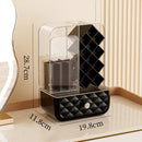 Axyaa Large Capacity Makeup Organizer Box Transparent Cosmetic Storage with Drawer