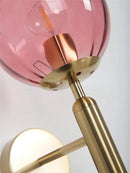 Blue Glass Balls Wall Lamp by Axya - Modern Living Room Bedroom Sconce & Corridor Lighting