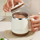 Axyaa 480ml Stainless Steel Insulated Thermos Coffee Cup Large Capacity Mug