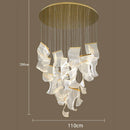 Axyaa Nordic Dining Room Chandelier Ceiling Light Stair Interior Lighting