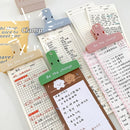 Axyaa Magnetic Paper Clip Holder Retro Color for Office School Fridge Documents