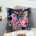 Axyaa Art Decor Pillow Cover 45x45 for Home & Car Decor