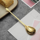 Axyaa Titanium-Plated Guitar Spoon - Music Bar Creative Gift - Stainless Steel
