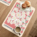 Axyaa Cartoon Cat Dining Placemat - Water, Oil Proof, Heat Insulated, Non-slip Pad