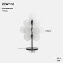 Axyaa Purple Ripple Villa Light: Luxury Grape Pendant Series & Floor Lamp