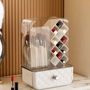 Axyaa Large Capacity Makeup Organizer Box Transparent Cosmetic Storage with Drawer