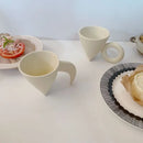 Axyaa Delicate Latte Art Coffee Mug Tea Set Breakfast Milk Oatmeal Cup