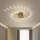Axyaa Fireworks LED Ceiling Light: Luxury Chandelier for Home, Restaurant, Hotel Lobby