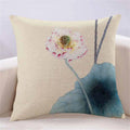 Lotus Cushion Cover by Axyaa: Stylish Home Decor Pillowcase for Living Room, Car, and More