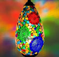 Axyaa Turkish Mosaic Table Lamp Vintage Art Deco Handcrafted Bedside Light