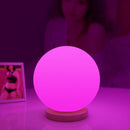 Axya RGB Ball Lamp: 16 Colors Dimmable AC-powered Globe Light for Home Decor