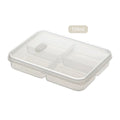 Axyaa 4/6-Grid Fridge Fresh-Keeping Box with Lid - Reusable Food Storage Container