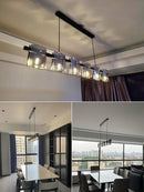 Axyaa Double Glass Chandelier for Villa, Restaurant, and Model Room