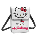 Axyaa Hello Kitty Crossbody Cell Phone Purse: Trendy Leather Card Holder Bag