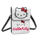 Axyaa Hello Kitty Cell Phone Purse Leather Wallet Kuromi Crossbody Bag Fashion Card Holder