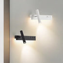 Axyaa Rotating LED Wall Light | Adjustable Reading Spotlight for Bedroom & Foyer