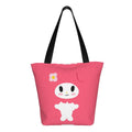 Axyaa Hello Kitty Tote Bag: Cute Kawaii Cartoon Top Handle Zipper Bag for Women