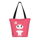 Axyaa Hello Kitty Tote Bag: Cute Kawaii Cartoon Top Handle Zipper Bag for Women