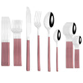 Axyaa Stainless Steel Dinnerware Set - Knife Fork Spoon Flatware Tableware