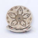 Axyaa Seaweed Woven Plate: Stylish Straw Decorative Art for B&B Ornaments
