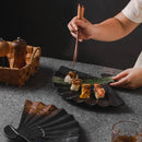 Axyaa Sushi Sashimi Plate Set: Japanese Style Retro Tableware for Creative Izakaya