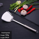 Axyaa Stainless Steel Kitchen Utensils Set - Spatula, Spoon, Colander - Cooking Tools