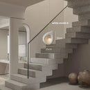 Axyaa Nordic Villa Resin Pendant Chandelier - Wabi-sabi Style Irregular E27 Staircase Lamp