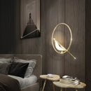 Axyaa Modern Magpie Bird LED Wall Lamp for Bedroom Decor