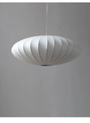 Axyaa Japanese Style Silk Chandelier Cream Pendant Lamps for Wabi-sabi Living and Dining Rooms