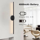 Axyaa Touch Switch LED Wall Sconce with USB, Dimmable, Wireless, Rechargeable