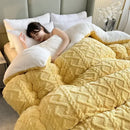 Axyaa Winter Warmth Artificial Lamb Cashmere Weighted Blanket - High Quality Thick Duvet