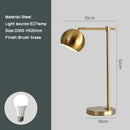 Axyaa Vintage Industrial Desk Lamp LED Nightstand Light for Bedroom & Office