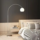 Axyaa Stainless Steel LED Floor Lamp for Modern Living, Dining, and Bedroom Decor