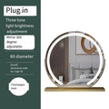 Axyaa Light-Up Vanity Mirror with Smart Touch Control, 3 Colors, 360° Rotation