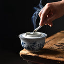 Axya Ceramic Ashtray with Lid, Stylish and Functional Design