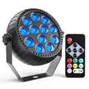 Axyaa Mini RGB LED Par Lights Stage Lighting for DJ Disco Party Club Wedding