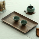 Axyaa Black Walnut Rectangular Fruit Tray for Home and Hospitality Services