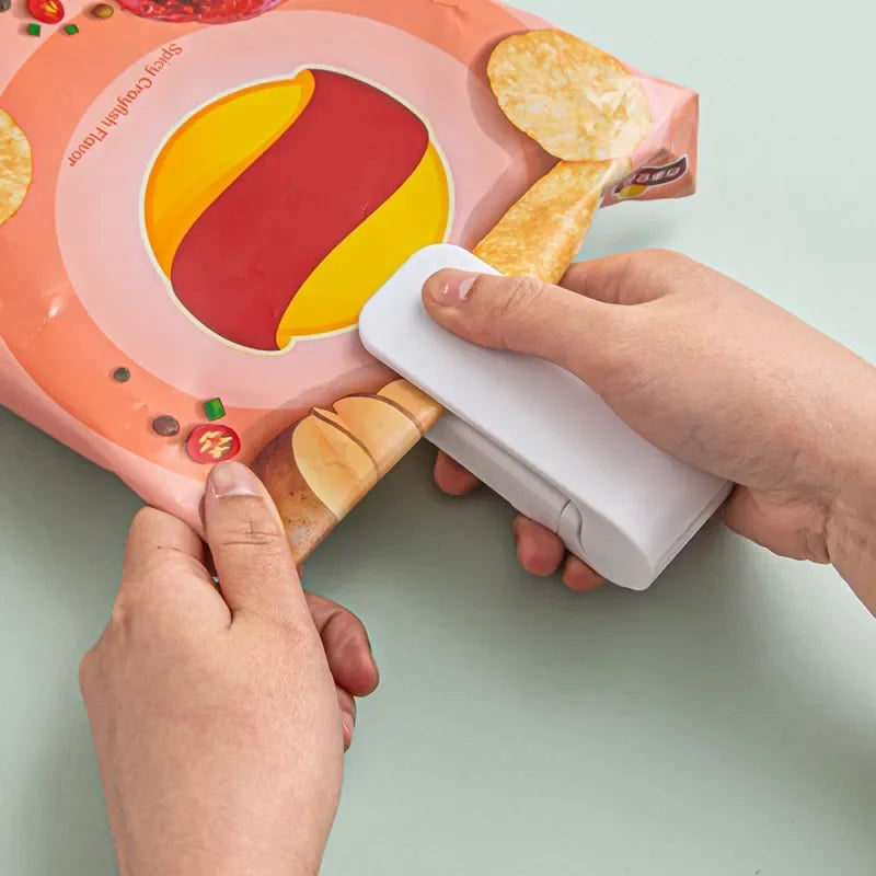 Axyaa Sealing Clip: Portable Moisture-proof Hand Press Snack Sealer