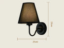 Axyaa Fabric Shade LED Wall Sconce for Home Decor