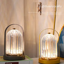 Axyaa Retro Metal Table Lamp: Stylish Portable Night Light for Living Room and Bedroom