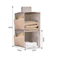 Axyaa Multi-layer Folding Hanging Storage Organizer for Bras, Underwear, Socks, and Clothes