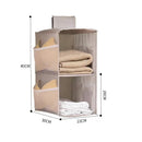 Axyaa Multi-layer Folding Hanging Storage Organizer for Bras, Underwear, Socks, and Clothes