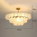 Axyaa Crystal Chandelier: French-style Light Luxury for Modern Living Room, Dining Room & Hall