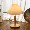 Axyaa Nordic Wood Table Lamp: Retro Japanese Style for Bedroom, Living Room, Hall