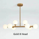 Axyaa Glass Bubble Ball Nordic Luxury Chandelier