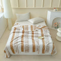 Axyaa Soft Plush Jacquard Blanket - Multifunctional Bed Sofa Cover - 150*200cm