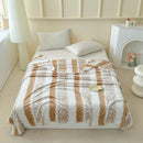 Axyaa Soft Plush Jacquard Blanket - Multifunctional Bed Sofa Cover - 150*200cm