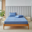 Axyaa Waterproof Quilted Mattress Protector in White - Single/Double/140/160 Sizes